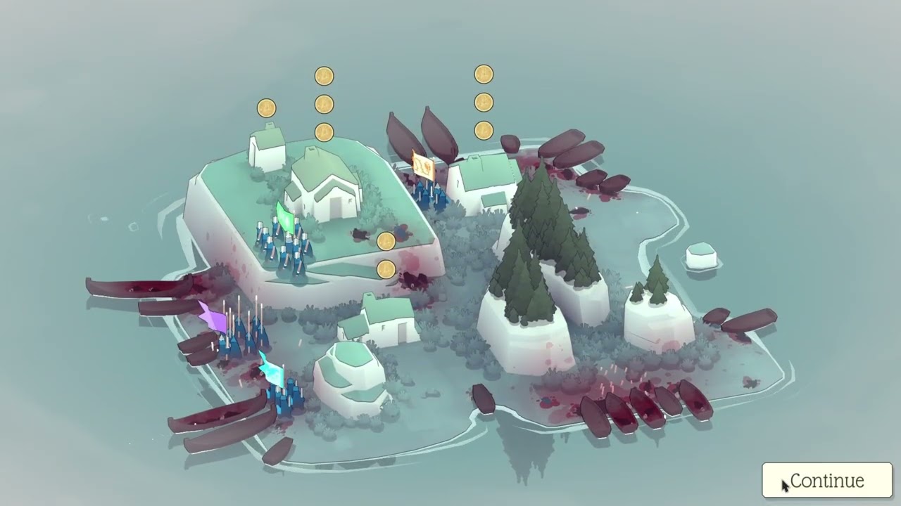 Lannnn bi adam kaybettik 😭 !!! | Bad North | Bölüm 2