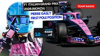 PIERRE GASLY First POLE POSITION!!! Team Radio