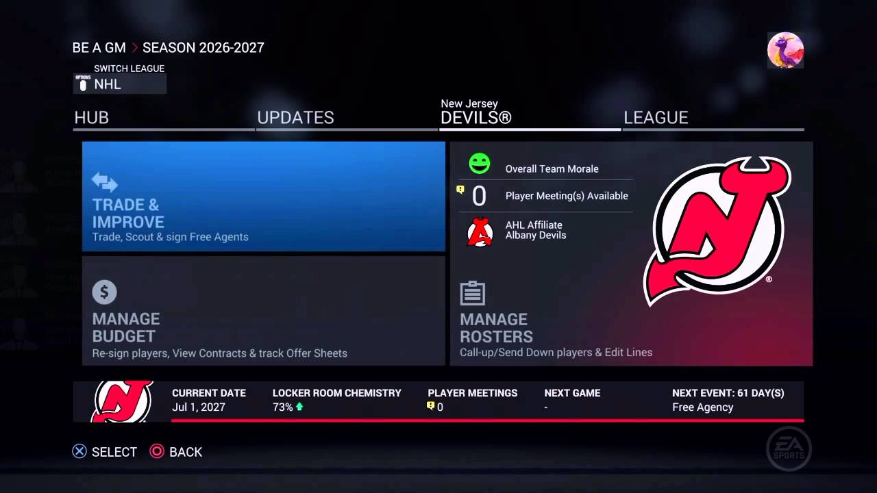 NHl16 New Jersey Devils GM mode ep 44 year 13 off season YouTube