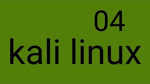 4 - نظرة عامة حول ملفات kali linux الرئيسية والمشغلة