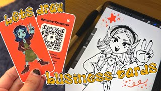 LETS DRAW☆.｡:* new business cards