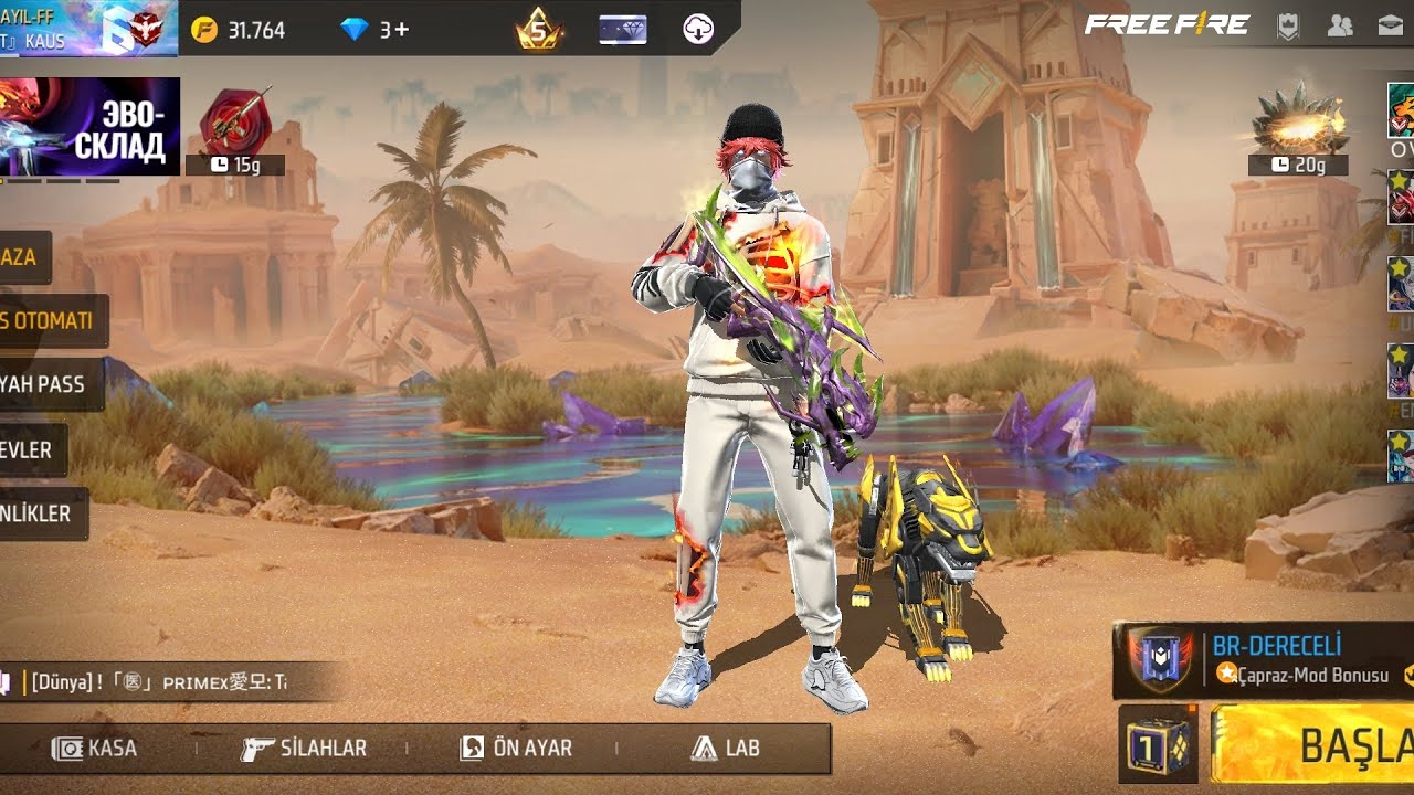 FREE FİRE ERGEN YIĞINI DOLUŞUB😡😎😃😏