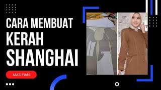 Baju kantor Blouse kerahSanghai #masfian