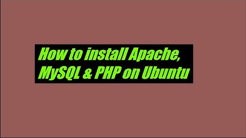 How to install Apache, MySQL, PHP & PHPMyAdmin on Ubuntu 20.04 LTS (in Hindi)