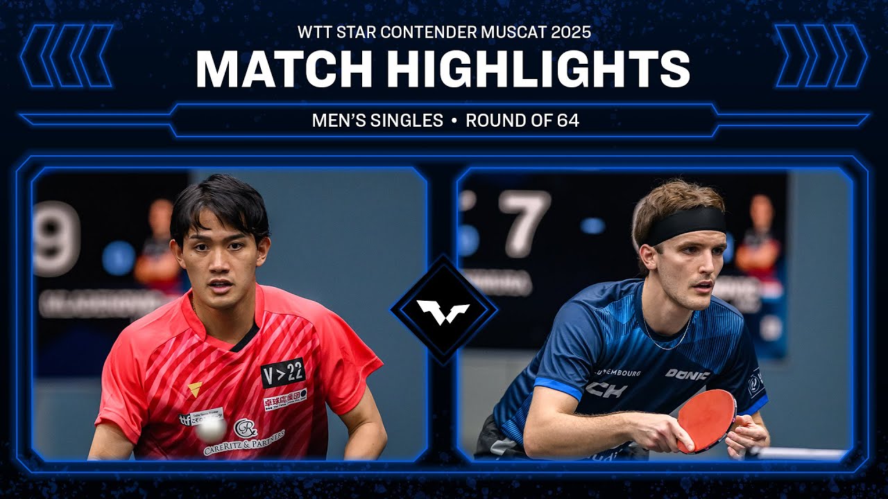 Kazuhiro Yoshimura vs Luka Mladenovic | MS R64 | #WTTMuscat 2025