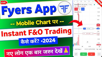 Fyres app me Chart par Option Trading kaise karen - Live Demo | Instant Trading on Fyres Chart