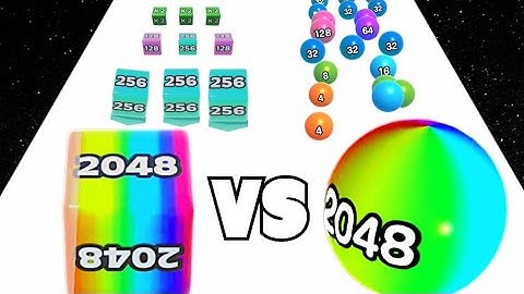 Jelly Run 2048 (vs) BallRun 2048 : Fun gameplay New update