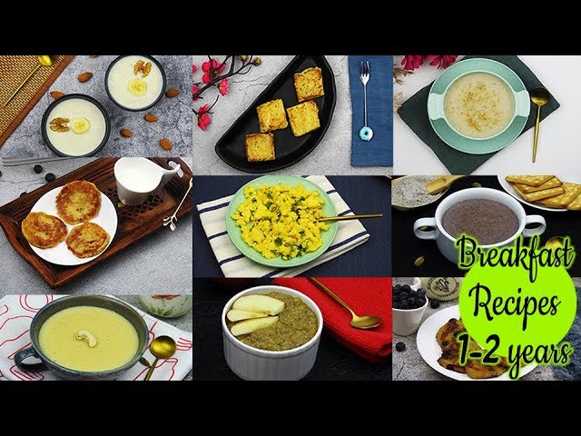 9 Breakfast Recipes For 1-2 Year Baby/Toddler | Quick & Easy Breakfast Recipes For Kids | Baby Food | She Cooks