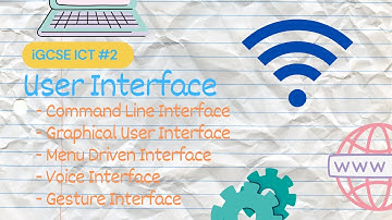 User Interface | iGCSE ICT #2