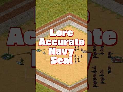 Lore Accurate Navy Seal #rts #commandandconquer #redalert2