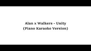 Alan x walkers - unity (piano karaoke ...
