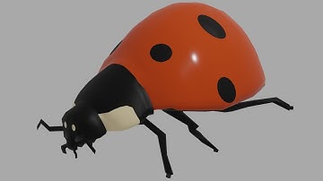Ladybug, created in Blender #cg #3d #blender #3dmodel#animation #satisfying