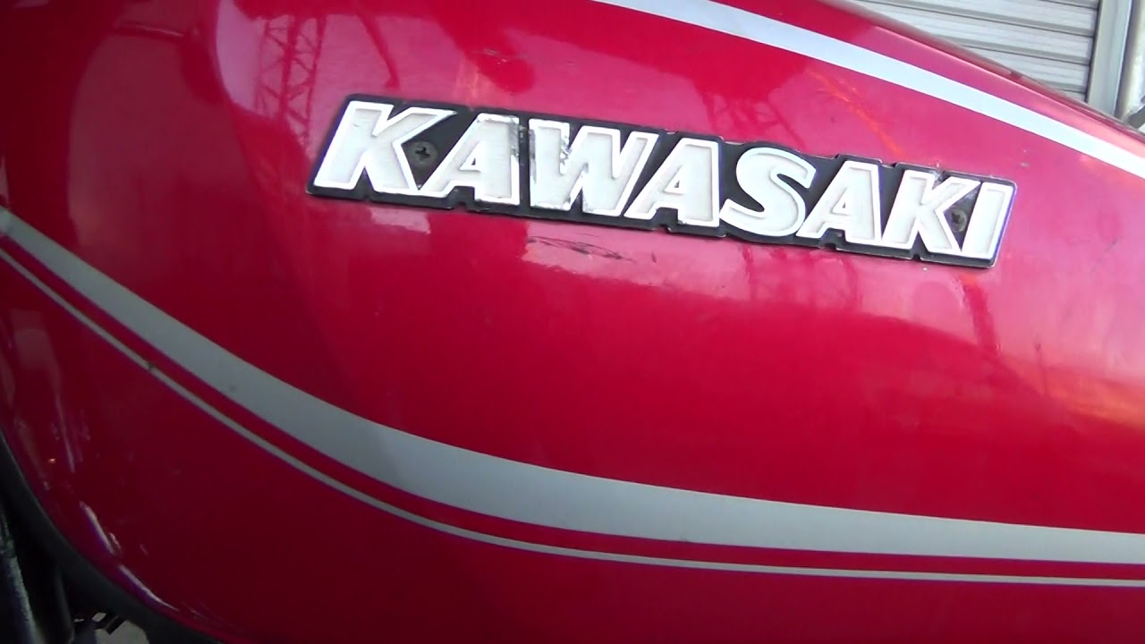 Z400(KZ400) K4 KAWASAKI 赤14507 程度良好!2気筒6速エンジン実働!吹け 