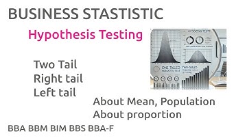 Hypothesis Test | Null and Alternate hypothesis | BBA BIM BBM  THIRD SEMESTER | Business Statistics