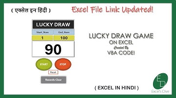 Lucky Draw Project - Code Explanation #ExcelsDive