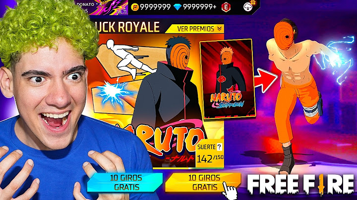 CONSIGO LA SKIN de OBITO en FREE FIRE y TODO LO NUEVO de NARUTO !!  TheDonato