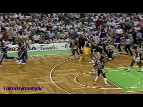 Magic Johnson 1987 Finals: Gm 4 vs. Boston Celtics, "Skyhook Game"