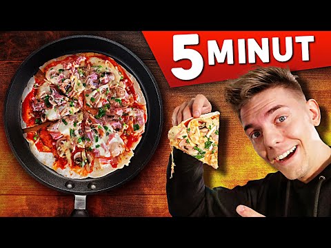 Wideo: Przepis Na Pizzę Na Patelni W 5 Minut