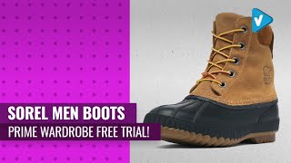 Try On Your New Sorel Men Boots Now On Amazon Prime Wardrobe Free Trial!