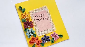 How To Create A Simple Quilled Birthday Card - DIY Crafts Tutorial - Guidecentral