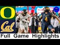 #23 Oregon vs California Highlights | College Football Week 14 | 2020 College Football Highlights