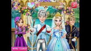 Disney Frozen game: Elsa and Jack Wedding Kiss - Kissing Games for Girls screenshot 2