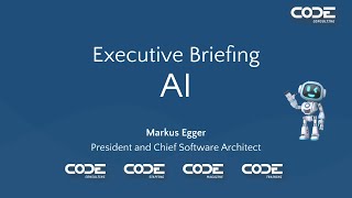 CODE AI Executive Briefing - Medical