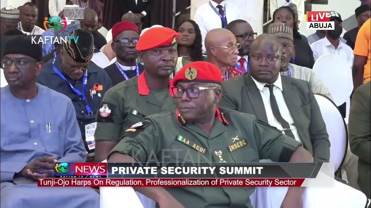 Private security Summit:Tunji-Ojo harps on Regulation,Professionalization of Private Security Sector