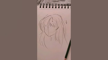 HOW TO DRAW HAIR ✨ with pencil ✨