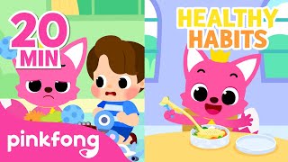 [ALL] Good Healthy Habits for Kids at Kindergarten \& Family | Daily Habits | Pinkfong Kids Songs