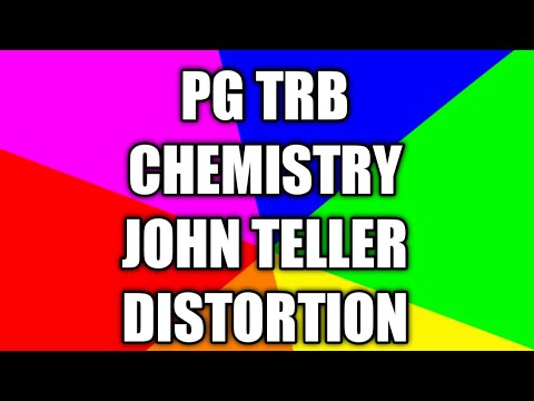 Pg trb chemistry class in tamil  JOHN TELLER DISTORTION in tamil