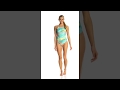 Dolfin Uglies Women's Zippy V-2 Back One Piece Swimsuit | SwimOutlet.com