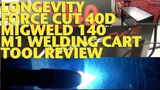 Longevity Force Cut 40D, Migweld 140, M1 Cart Tool Review -EricTheCarGuy