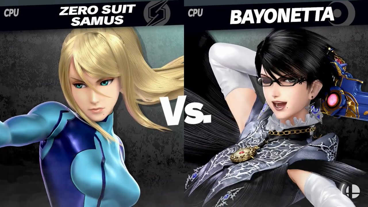 Super Smash Bros. Ultimate - Zero Suit Samus vs Bayonetta