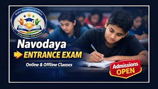 Navodaya entrance exam 2027 Admission open #jnv #navodaya #coaching #jnvst #navodaya #sainikschool