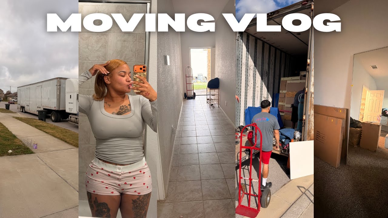 MOVING VLOG pt 2. Fort Hood, Tx To Fort Lee, VA | The House Is Empty