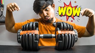 Unboxing Best Adjustable Dumbbells in India (2.5 - 24Kgs) | Flexnest Dumbbells Review