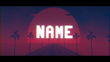 Chill Synthwave Intro! (My Second!) (By MugmanFX!) | No Copyright