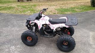 1000 Pink Camo 4 Wheeler walk around