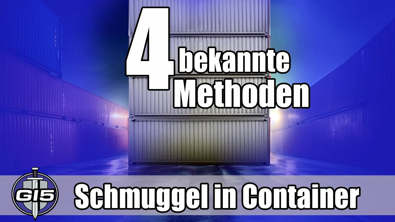 Kokain Schmuggel in Container - 4 bekannte Methoden