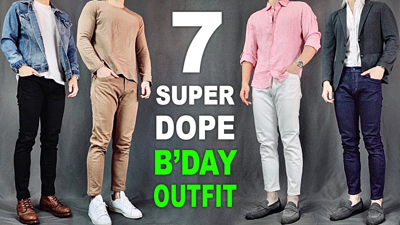 7 Super Dope BIRTHDAY Outfits for Men - YouTube