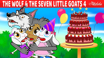 The Wolf and The Seven Little Goats 4 - The Cake Surprise | Bedtime Stories for Kids in English