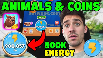 Animals & Coins Hack ✅ How to Get 900K Free Energy Points in Animals and Coins (iOS & Android)