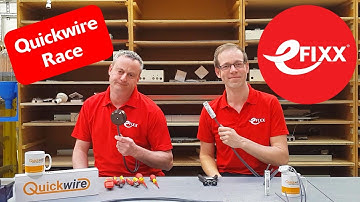 Quickwire versus aansluitdoos. Inclusief een race tussen Gaz en Joe.