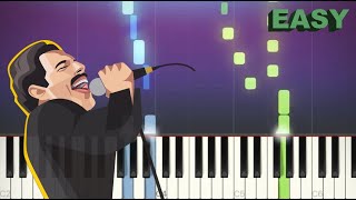 Bohemian Rhapsody - Queen - EASY Piano Tutorial