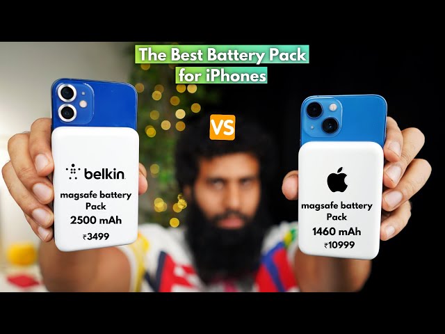 Belkin MagSafe Power Bank vs Apple MagSafe Battery Pack Comparison