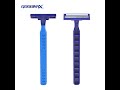 Goodmax twin blade rubber shaving razor