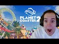 ROLLERCOASTER NERD TRIES NEW PLANET COASTER GAME!