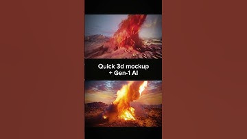 This workflow will be much more common in just a year from now. Quick #3d sculpts + #ai. #gen1