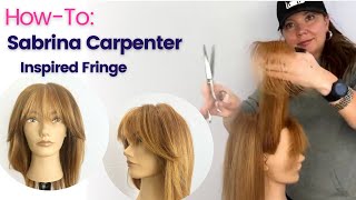 Sabrina Carpenter Inspired Fringe w/ Sam Villa Ambassador Mandy McCullough by Sam Villa Hair Tutorials 6,031 views 3 months ago 5 minutes, 12 seconds